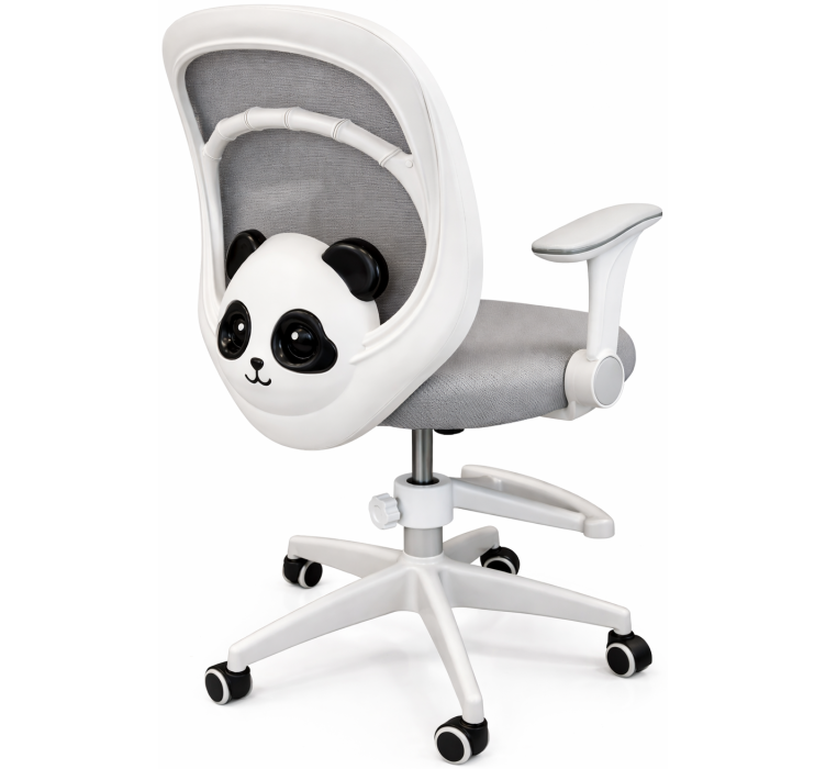 Крісло обертове дитяче PERFECT KIDS PANDA GRAY7